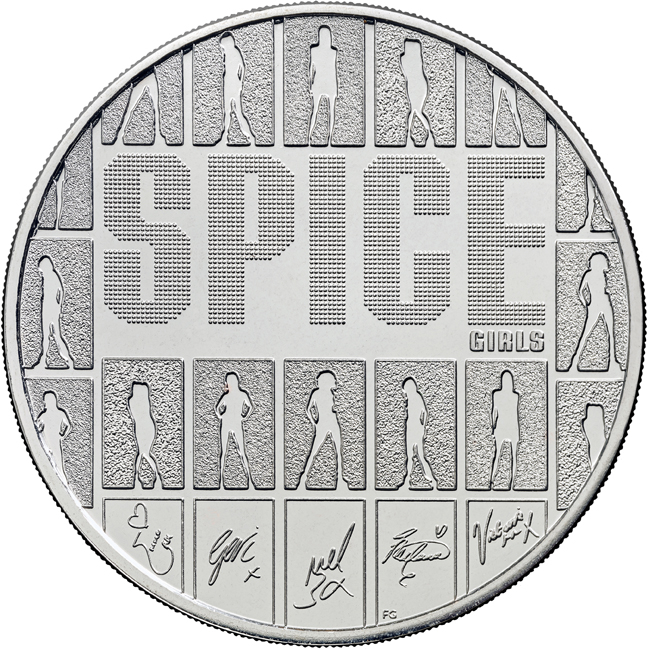 Hudební legendy: Spice Girls 2026, CuNi mince v blistru
