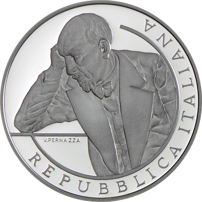 10 Euro Stříbrná mince Luigi Pirandello - Europská hvězda PP