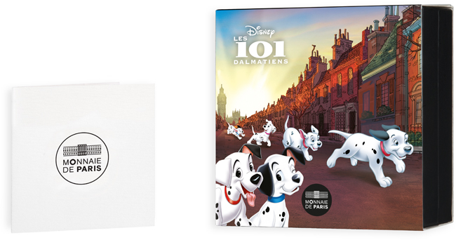 101 dalmatinů, rok 2026, stříbrná mince v etuji, 22 g