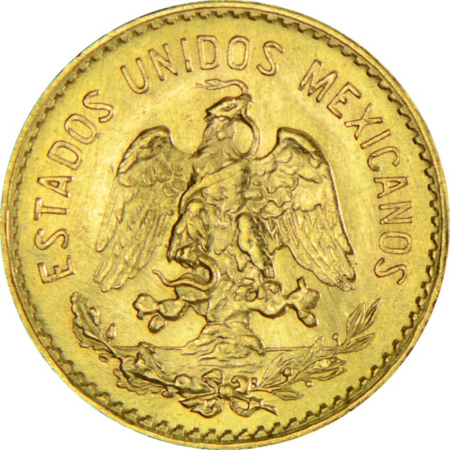 Mexico 5 Pesos Gold