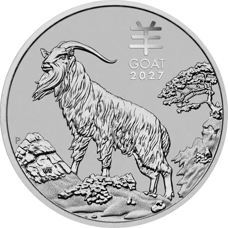 Platinová minca Lunárna séria III - Rok kozy 2027, 1 oz
